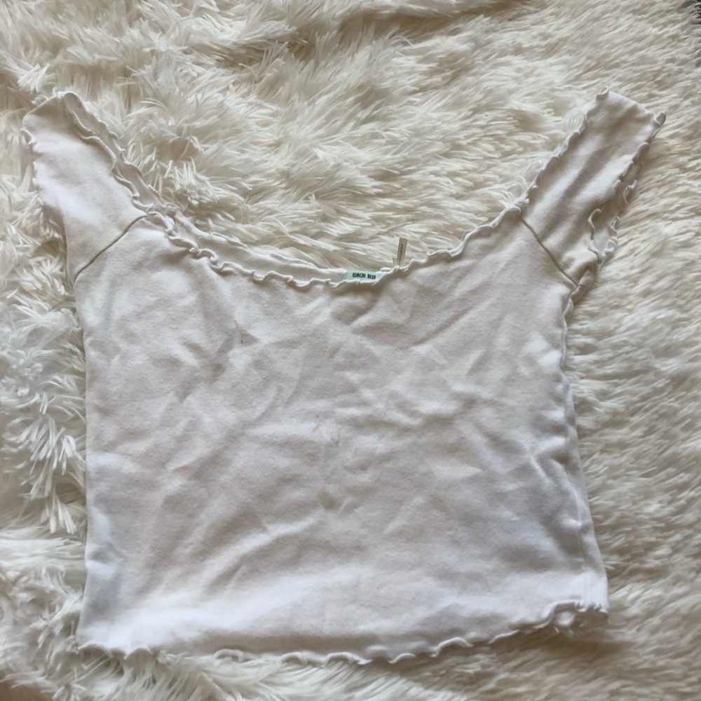 Urban Outfitters White Crop Top